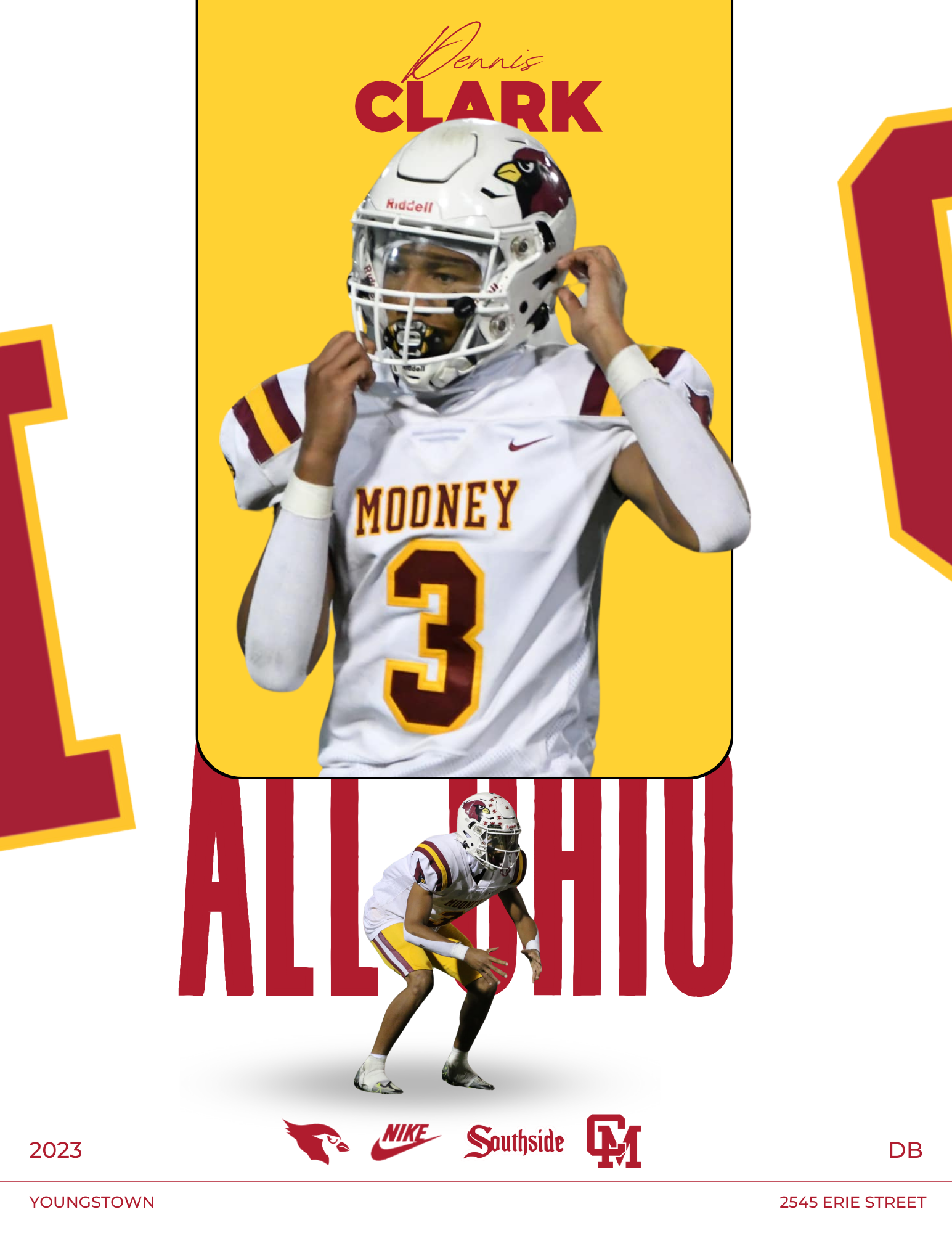 2023 Football Post Season Honors Cardinal Mooney 2023 Football Post Season Honors Cardinal Mooney