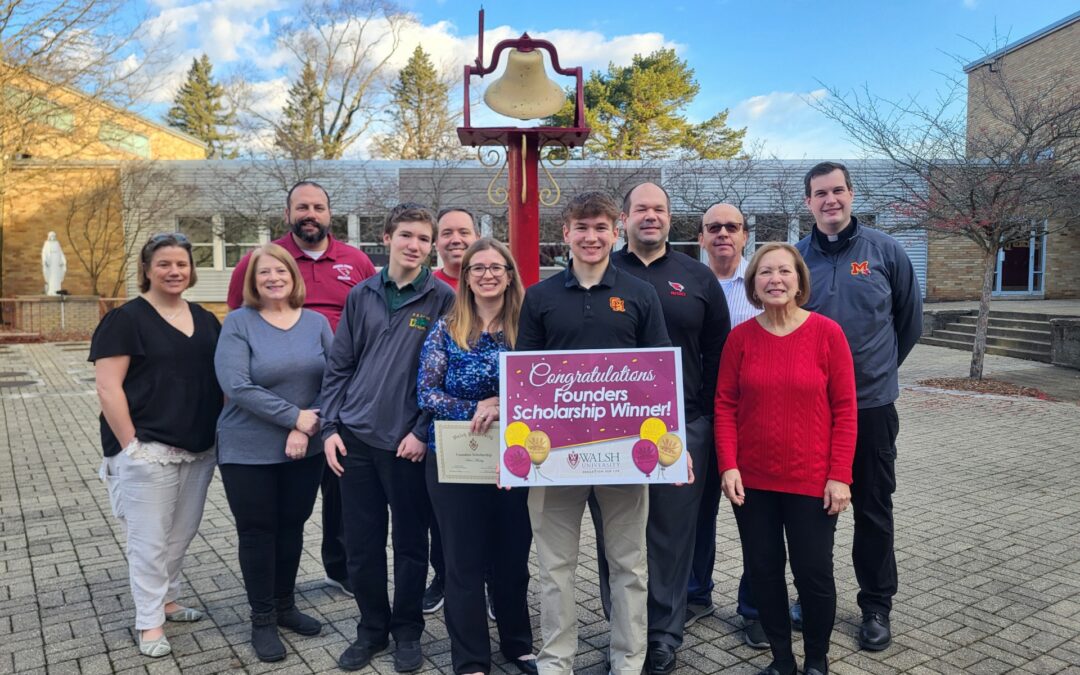 Aidan Markey earns Walsh Founders Scholarship