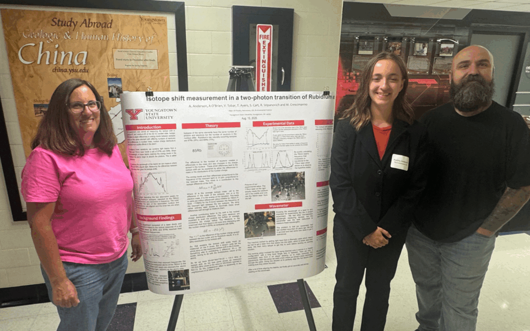 Senior Audrey Anderson Shines in Prestigious YSU STEM Research Internship